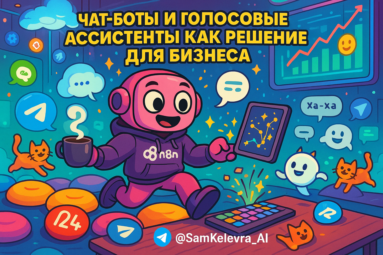 Изображение к статье: Чат-боты и голосовые ассистенты как решение для бизнеса: автоматизация запросов клиентов и рост продаж
